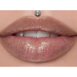 Jeffree Star Cosmetics The Lip Gloss Beaded Glass Glitter Shimmer Gold New